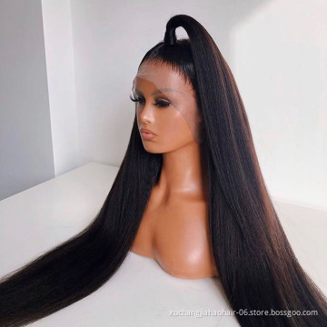 12a Grade Glueless Straight Body Wave Curly Wigs pre bleached and plucked lace wig Human Hair Lace Wig